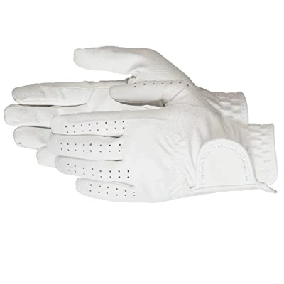 Imagen de PFIFF 102598 Brilliant Guante de equitación con Brillantes, Color Blanco