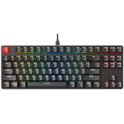 Imagen de Glorious gaming GMMK TKL (85%) Teclado mecánico, switches Gateron Brown (táctiles), keycaps dobles, RGB, hot swap y personalizable, TKL, distribuciones QWERTY estadounidense Negro