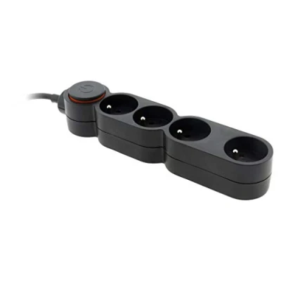 Imagen de Home 4x16a bloquear entre ho5vvf 3g1 1,5m cable negro con perfil extra plano