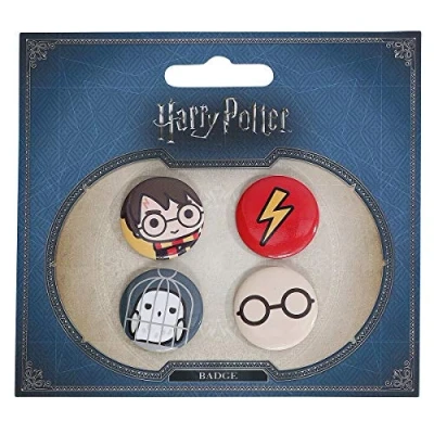 Imagen de Set 4 pin HARRY POTTER surtido (54320)