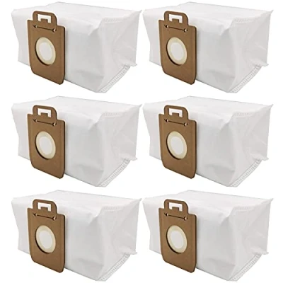 Imagen de Odashen Paquete de 6 bolsas polvo repuesto para aspiradora Nilfisk Power Series P10 P12 P20 P40, reemplazar 107407639 128389187