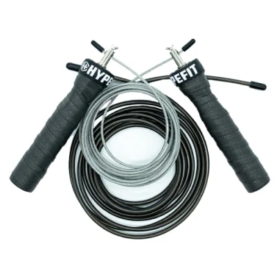 Imagen de Hypefit Comba Crossfit Hombre y Mujer, Cuerda para Saltar, Boxeo, Jump Rope Fitness, Crossfit, Saltar Cable Profesional, Velocidad Speed