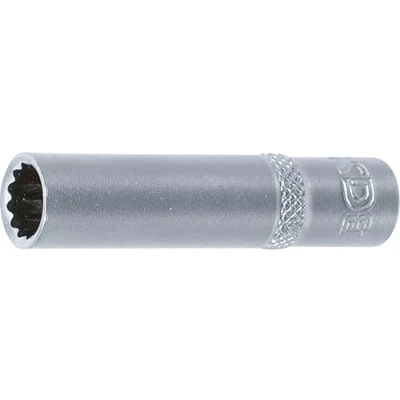 Imagen de BGS 10708 Llave de vaso 12 caras, larga entrada 6,3 mm (1/4&quot;) 8