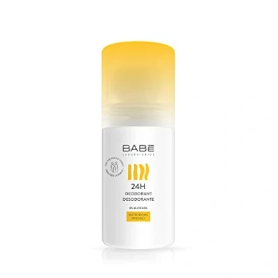 Imagen de LABORATORIOS BABÉ 24h Desodorante 50 ml 0% Alcohol Microbiome Friendly Blanco Efecto Prolongado para Toda la Familia Piel Fresca e Hidratada