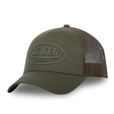 Imagen de Von Dutch Gorra Hombre y Mujer, Trucker LOG, Ajustable, caqui, Talla única