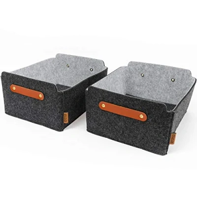 Imagen de MIQIO Set de 2 Cajas Darkgrey pequeño