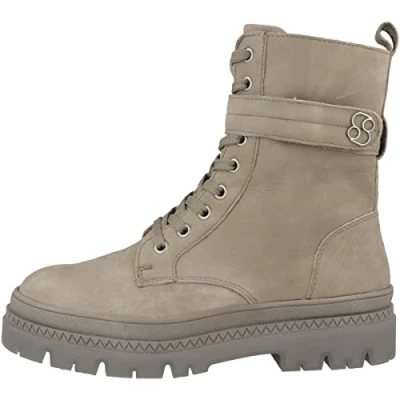 Imagen de s.Oliver 5 25210 29, Botas Cortas al Tobillo Mujer, Taupe Nubuck 29 343, 40 EU