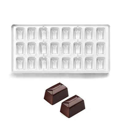 Imagen de Ibili 799404 Molde BOMBON CONICO Rectangular, Stainless Steel, Klar, 30 x 14 2 cm