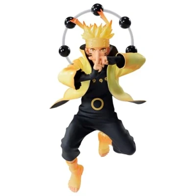 Imagen de Banpresto Figura de Acción Naruto Uzumaki V Shippuden, Vibration Stars, Special 14 cm, BP89706P Multicolor, Coleccionable, optimo para los fanaticos del Anime