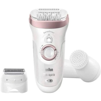 Imagen de Braun Silk épil 9 SensoSmart 9/880 Oro rosa, Blanco 40 pinzas Depiladora (Oro Blanco, pinzas, Integrado, 2 h, 50 min)