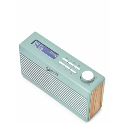 Imagen de Roberts Rambler Mini Radio Digital FM/Dab/Dab+ con Bluetooth y batería Recargable integrada, Huevo de Pato