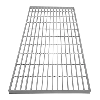 Imagen de Canaleta Drenaje Cuadrícula Malla Rejilla Acero Galvanizado para Pasarela Pasillo Forja Piso Suelo Desagüe Ventilación Resistencia a Intemperie 500x1000x30mm Espesor Metal 4mm Capacidad Carga 500kg