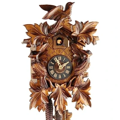Imagen de Eble reloj de cuco original la Selva Negra, madera auténtica, mecanismo mecánico 1 día, certificado VDS, 35 cm, 32 06 12 10