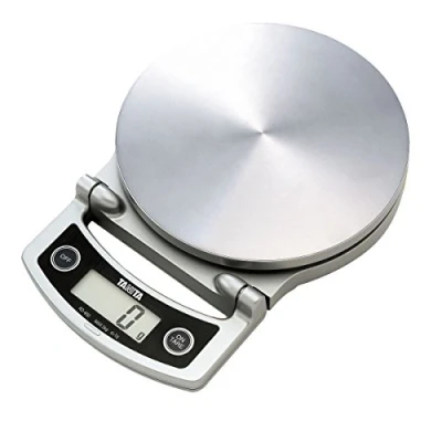 Imagen de Tanita KD 400 Báscula de Cocina Digital compacta Litio, 5 kg, Color Plateado, Acero Inoxidable