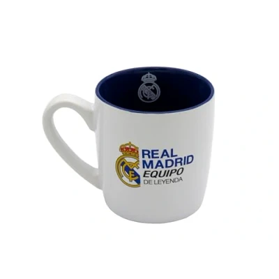 Imagen de CyP Brands Real Madrid, Taza, Taza Cerámica, Menaje, Desayuno, Tazas Originales, Color Blanco, Producto Oficial