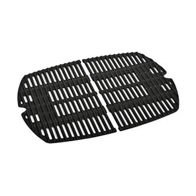 Imagen de Onlyfire Rejillas de cocción Hierro Fundido para Weber Q2000, Q2200, Q2400 Parrilla Gas 7645 Accesorio Barbacoa Juego 2