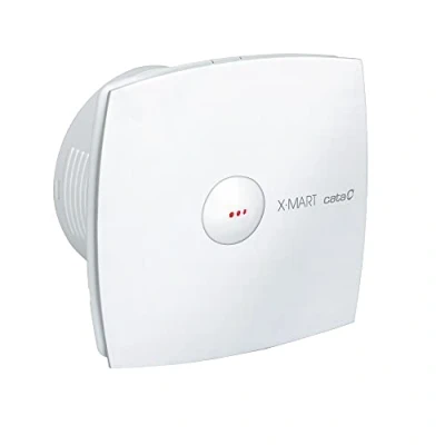 Imagen de Cata Extractor De baño Modelo X MART 15 MATIC Serie Estandar Clase Eficiencia energética B Acabado en Color Blanco, 25 W, 40 Decibeles, plástico