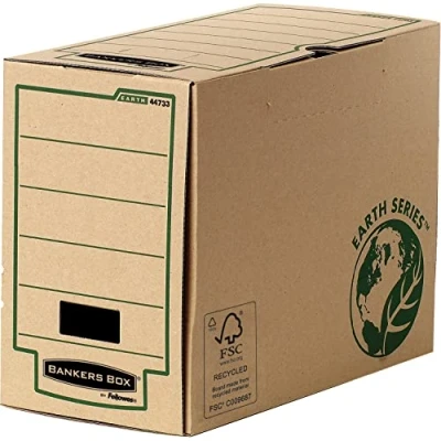 Imagen de Fellowes Earth Series Lote de 20 cajas archivo A4, color Dos cm
