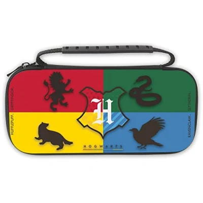 Imagen de Funda Freeks and Geeks Harry Potter Hogwarts Case, Nintendo Switch/OLED/Lite, Rojo, Verde, Amarillo y Azul