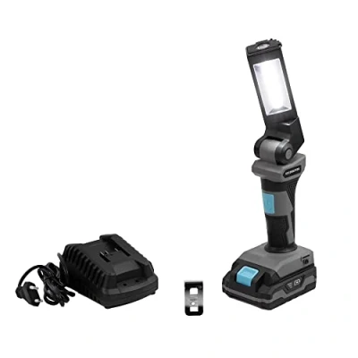 Imagen de Cecotec Luz de Trabajo sin Cables CecoRaptor Perfect WorkLight 2020 Advance. 20 V y 2000 mAh, 5 W, Frontal 300lm + Lateral 250lm