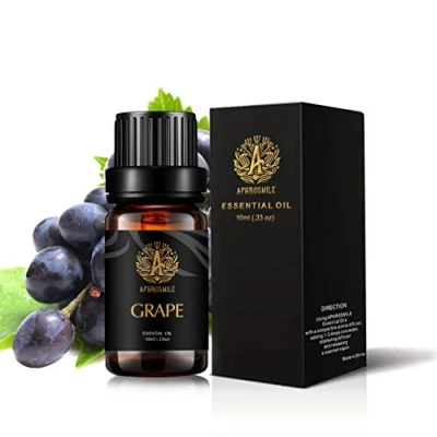 Imagen de aromaterapia uva aceite Esencial para humidificador, 100% puro perfumado difusor, Essential fragancia hogar, 10ml hacer jabón