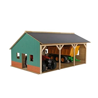 Imagen de Van Manen 610340 Kids Globe Cobertizo Para Tractores Escala 1:16