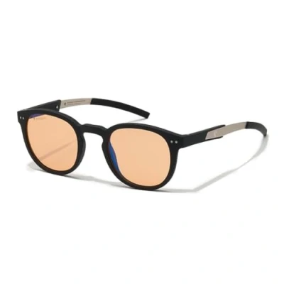 Imagen de Horus X ® Gafas Gaming Redondas Para Ordenador Pantalla Anti Fatiga Visual Hombre y Mujer REVO Amber