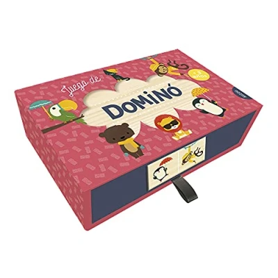Imagen de Auzou juego, domino, Multicolor (86889)