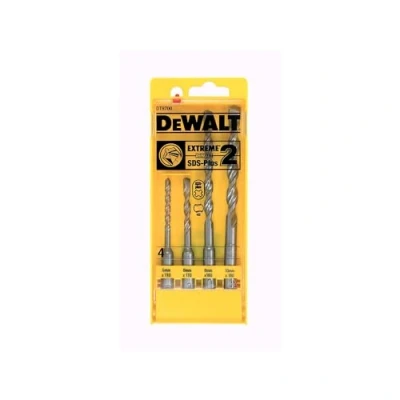 Imagen de DeWalt DT9700 QZ Pack de 4 brocas percusión SDS Plus Extreme 2, en caja plástico