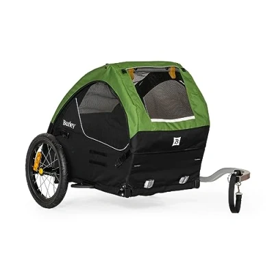 Imagen de Burley Tail Wagon Remolque para Mascotas, Color Verde Helecho, Talla única