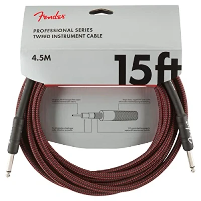 Imagen de Fender Professional Series Cable (4,5 m), color rojo