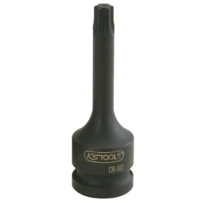 Imagen de KS TOOLS 911.0919 Piezas insertables de llave cubo ISO1174, DIN3121 T55 Acero Cr Mo Torx