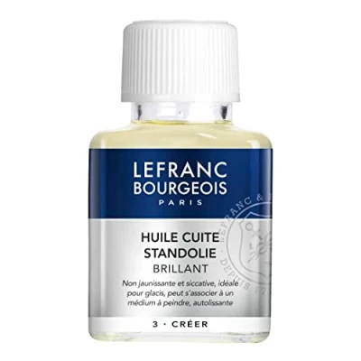 Imagen de Lefranc Bourgeois Lösungmittel und Öle für Ölmalerei, Aditivos para Pintura al óleo, Aceite de Lino Stand, 75 ml (Paquete 1),