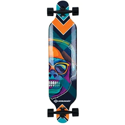 Imagen de Schildkröt Longboard Freeride 41“, Madera de Arce 9 Capas, Tabla Completa con Suspensión Eje Abatible, Rodamientos Bolas ABEC 12