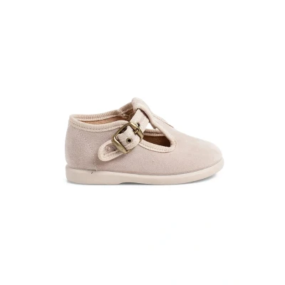 Imagen de Pisamonas Serratex Zapatos de bebé para niños, Talla: 21, Beige