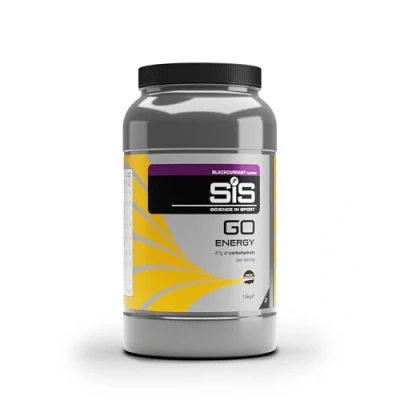 Imagen de Science in Sport GO Energy Bebida en polvo 1,6kg Grosella negra Carbohidratos con 47g de hidratos carbono Maltodextrina para entrenamiento potencia
