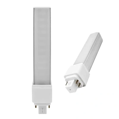 Imagen de QLEE G24q Bombilla LED de 4 pines Retrofit GX24 PL C Lámpara empotrada repuesto 26W 1400 lm 314 Rotación Horizontal verde luz diurna 2 paquete balasto derivación