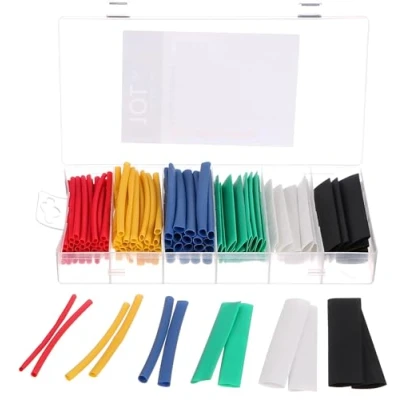 Imagen de SIXTOL Mechanic Tube Set 128 Juego de Tubos termorretráctiles, Piezas, protección Cables, Aislamiento, 2,5 hasta 13 mm, 6 Colores, Accesorios eléctricos, Universal