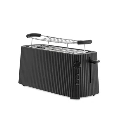Imagen de Alessi Toaster Plisse Black 1700 W MDL15 B by Michele De Lucchi