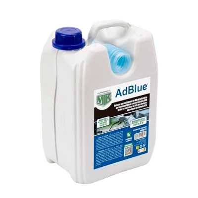 Imagen de Motorkit Aditivo AdBlue en Garrafa de 5 litros con Cánula. para Motores Diésel Tecnología SCR. Reduce Las Emisiones NOx y Cumple los requisitos Euro IV, V Vi