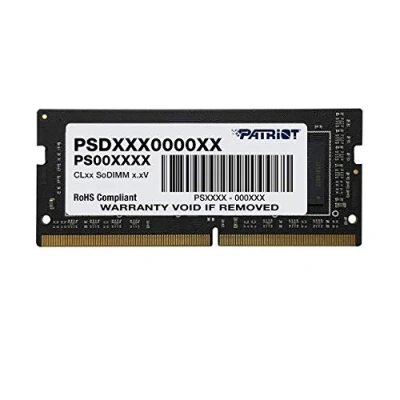 Imagen de Patriot Memory Serie Signature SODIMM Memoria RAM DDR4 2666 MHz PC4 21300 16GB (1x16GB) C19 PSD416G266681S