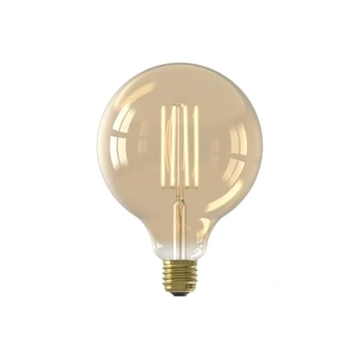 Imagen de BombillaLed regulableCALEX 1001003500E27 Globo G125 5.5W 2100K Gold