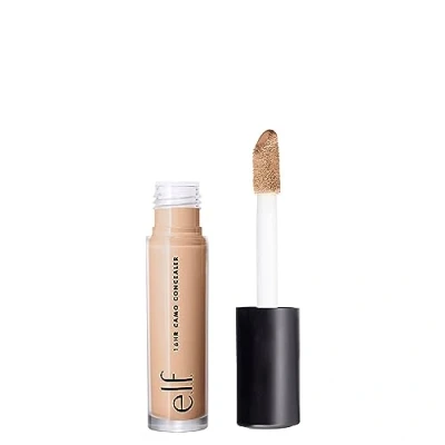 Imagen de e.l.f. Corrector de camuflaje 16HR, cobertura completa y altamente pigmentado, acabado mate, beige claro, 0.203 onzas líquidas (6 ml)