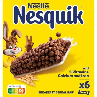 Imagen de Nesquik Nestlé Barritas de Cereales Nesquik, 6 x 25g