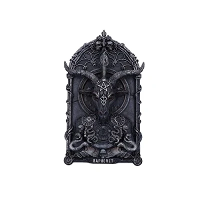 Imagen de Nemesis Now Baphomet&#039;s Invocation Placa de pared, 30,5 cm, color negro