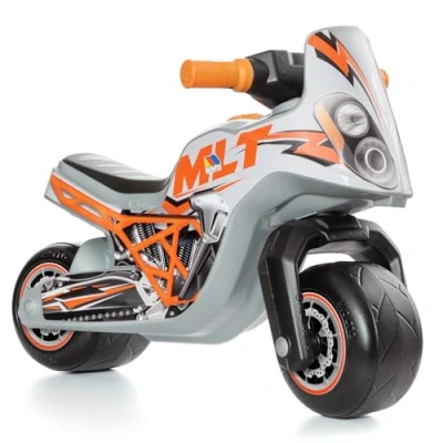 Imagen de Molto Moto Correpasillos Cross Race Plata para Todo Tipo de Terrenos Juguetes Infantiles Seguros y Resistentes Fomenta el Sano Desarrollo Niños Niñas +18 Meses