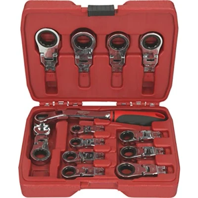 Imagen de KS Tools 503.4820 Juego de llaves estrella carraca, 13 pzs