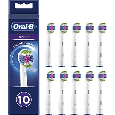 Imagen de Oral B FFU CleanMaximizer Cabezales para cepillo de dientes (10 unidades, 3D, blan