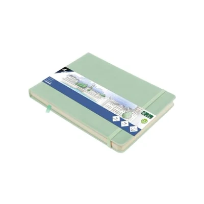 Imagen de Kangaro Art Cuaderno de bocetos (A5, piel sintética, tapa dura, 80 hojas, 140 g, papel crema)