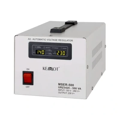 Imagen de Regulador de voltaje automático Kemot Mser 500 (500 VA, servomotor)